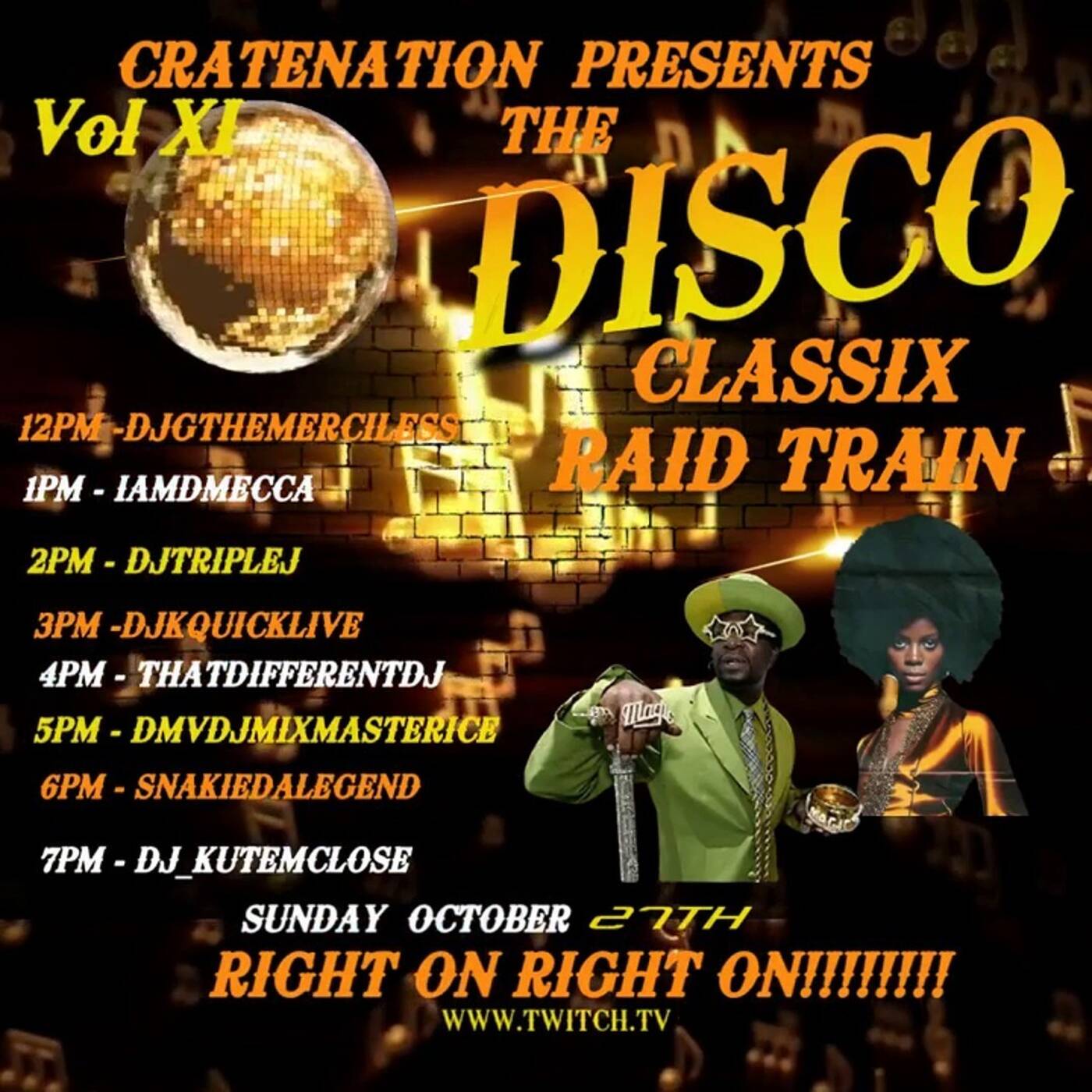 THEDISCOCLASSIXRAIDTRAINVOL.XI Hosted By @djkutemclose 3-4PMEST‼️ (Oct 26, 2024) episode artwork