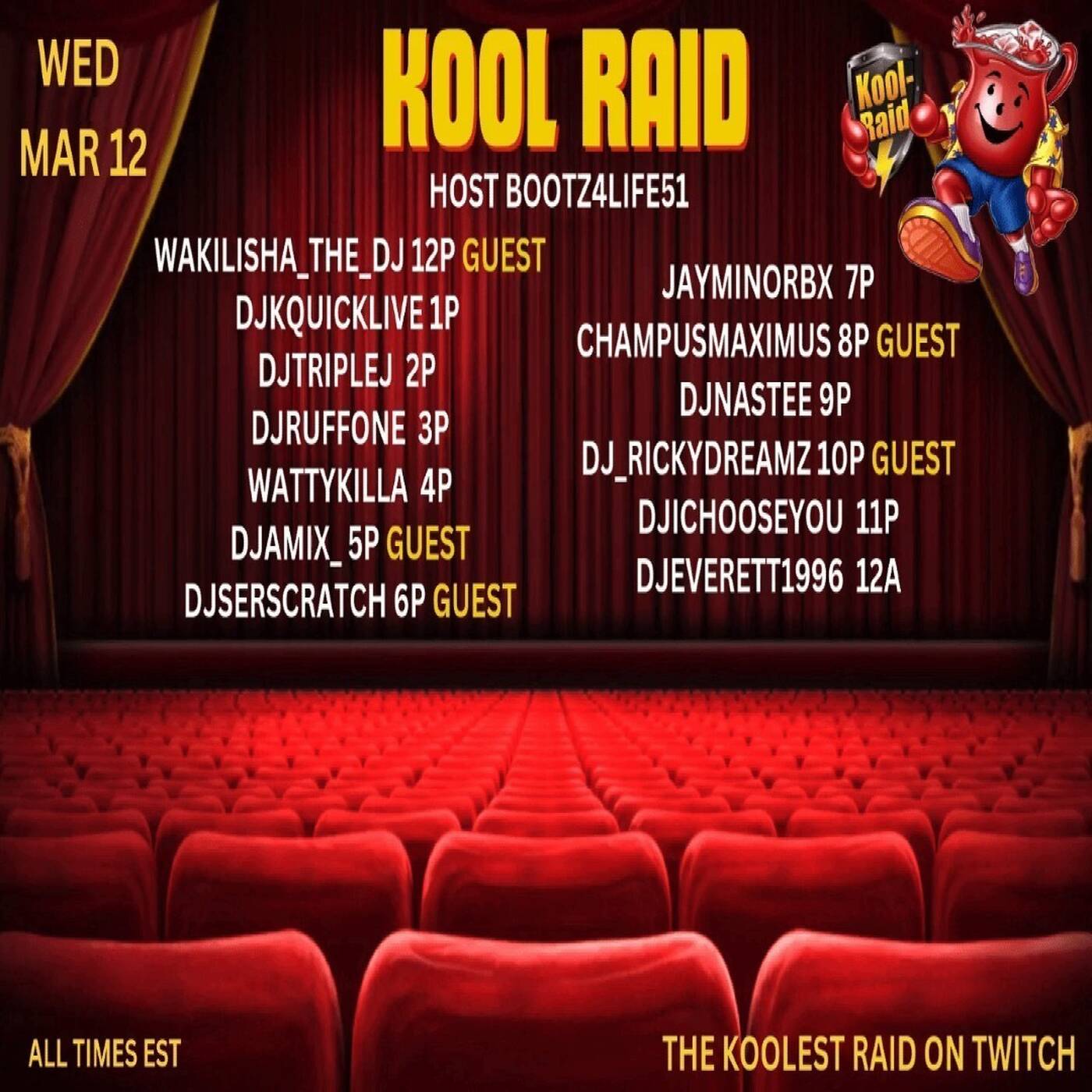 KOOLRAIDTRAINTHEKOOLEST️RAID️ONTWITCHHosted By @bootz4life51 1-2PMEST‼️(MAR 11, 2025) episode artwork
