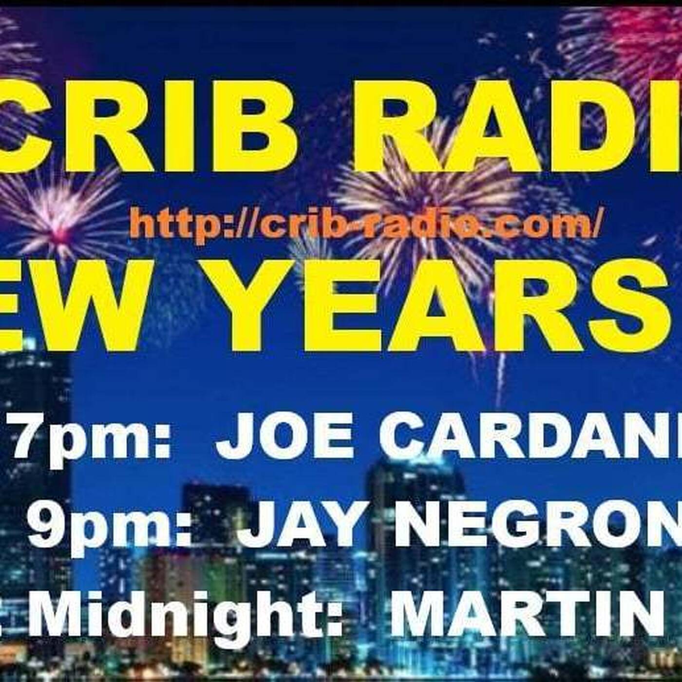 Jay Negron on CRIB RADIO - December 31, 2025 - NEW YEARS EVE episode artwork