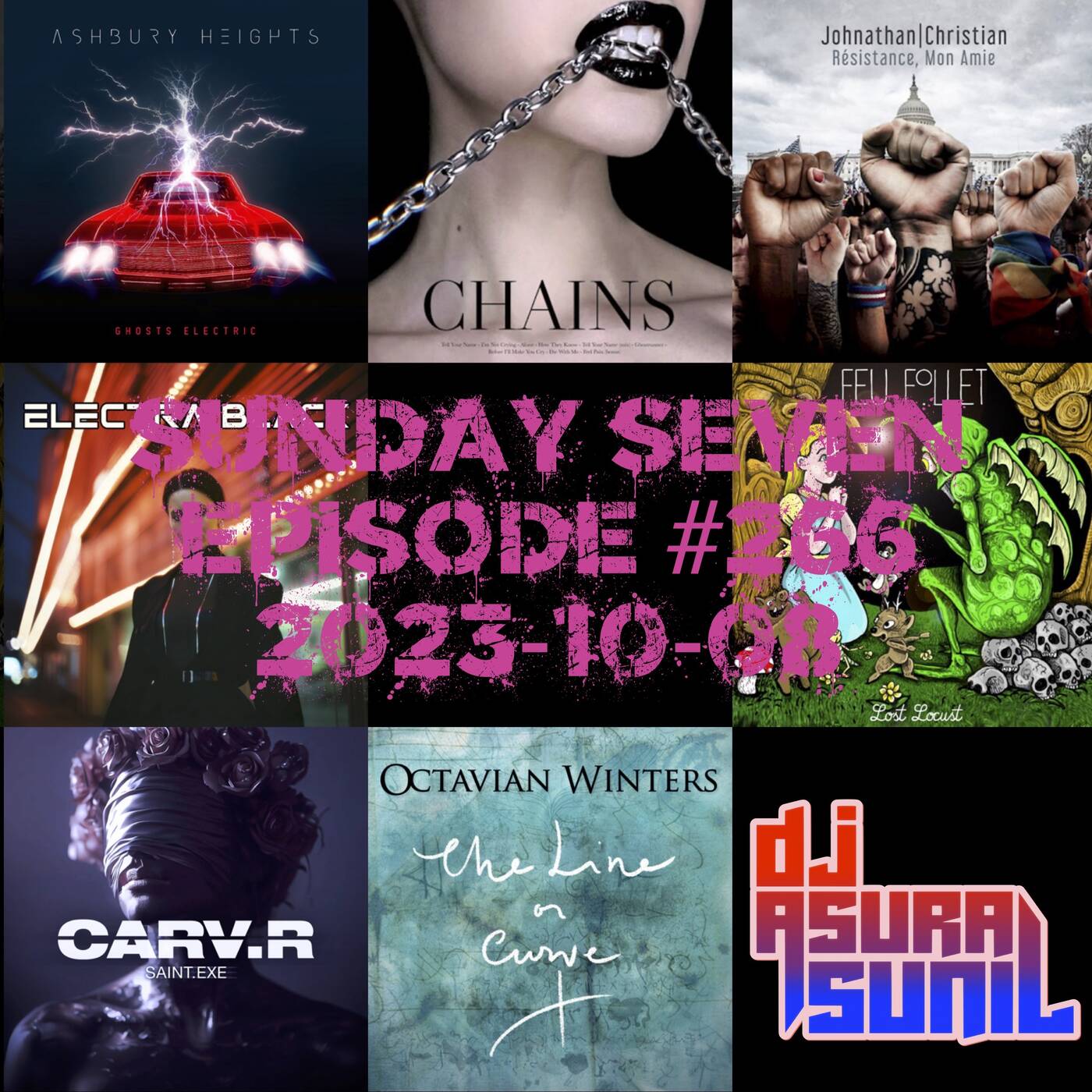 DJ AsuraSunil's Sunday Seven Mixshow #266 - 20231008 episode artwork