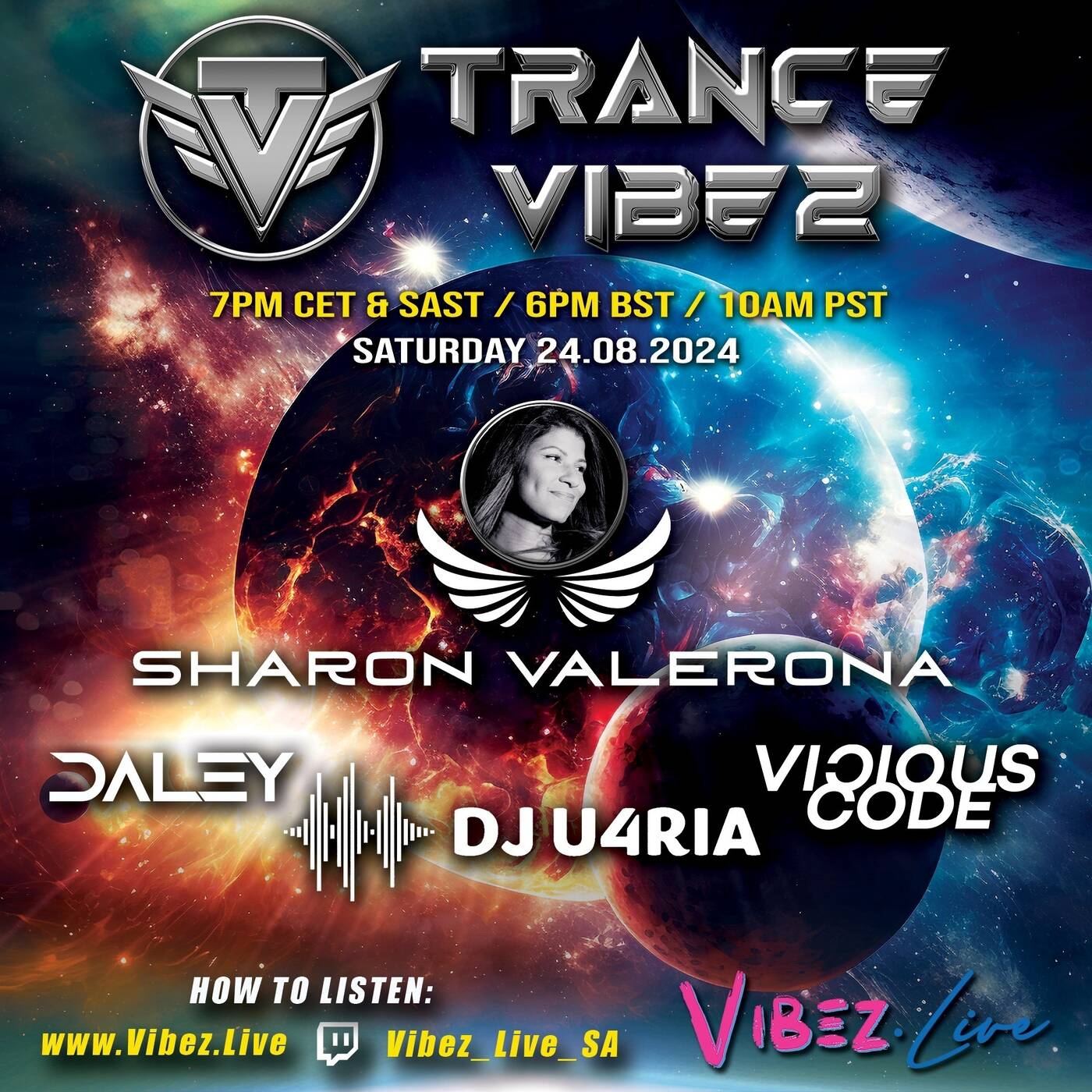 Vibez Live August 2024 episode artwork