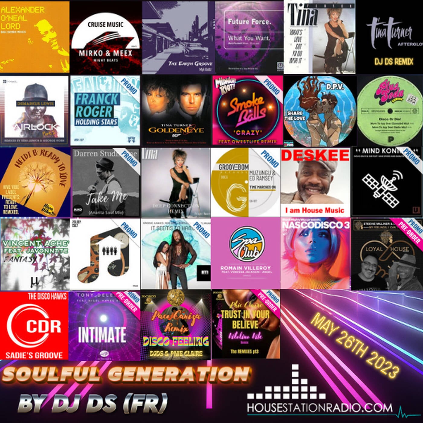 SOULFUL GENERATION BY DJ DS (FRANCE) HOUSESTATION RADIO MAY 26TH 2023 MASTER episode artwork