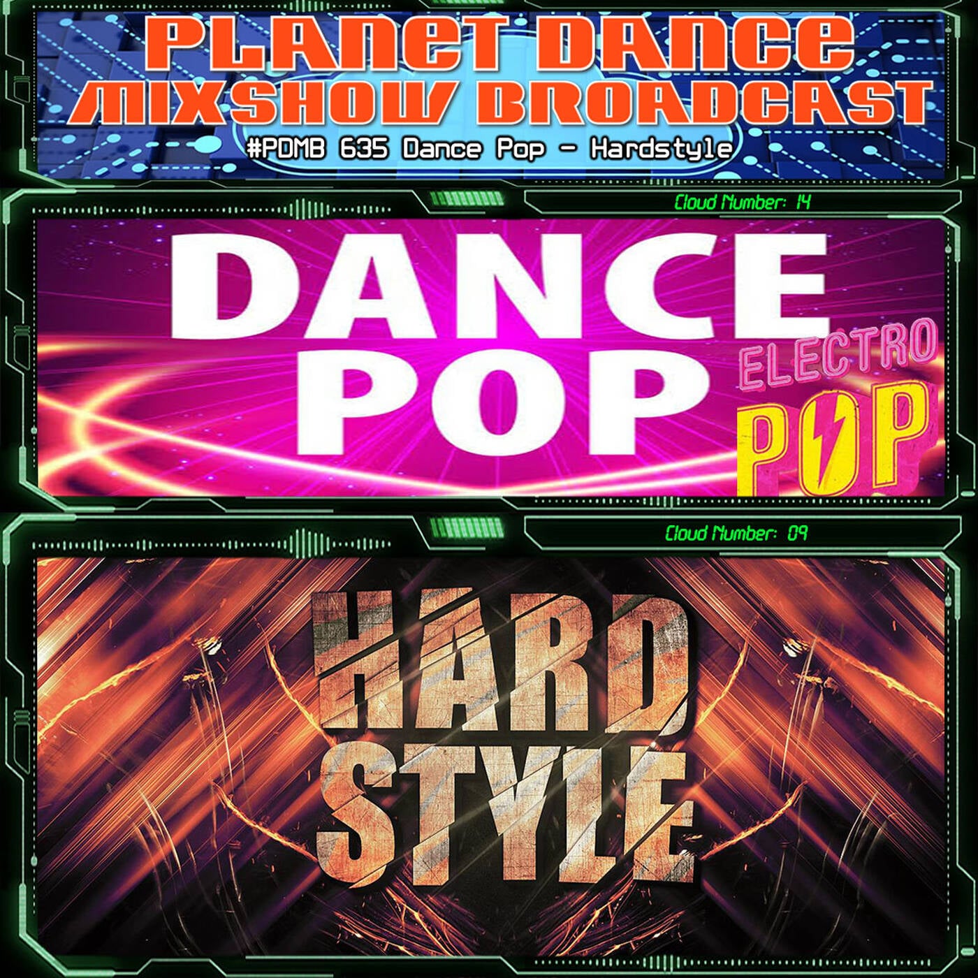 Planet Dance Mixshow Broadcast 635 Dance Pop - Hardstyle episode artwork