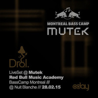 8DayCast 003: Drol. LiveSet @ Mutek / Red Bull Bass Camp Montreal /// 28.02.15 by Drol.