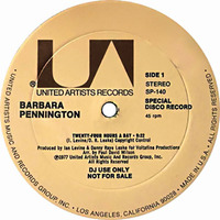 Barbara Pennington - Twenty-four hours a day ( Special Disco Record ) by Briganti Massimo