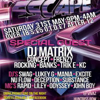 Escape 31st May Dj Lukey G & Mc Rapid (Bounce) by Dj Lukey-G
