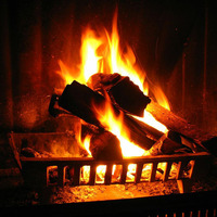 Logs On The Fire by Brett Morrison