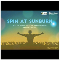 Sunburn set #SpinWithOLA @olacabs by Saggian
