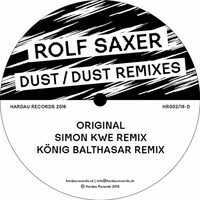 Rolf Saxer - Dust / Dust Remixes (Release Date 01.06.2016)
