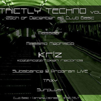 Live @ Strictly Techno IV (Lab105dB) - Christmas Day Tue 25 Dec 2012 - Basic, Tielt by Substance and Program