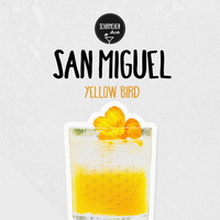 Yellow Bird | San Miguel by Schirmchendrink