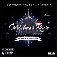 Kryptonit B2B DunkleMaterie // Christmas Rave @ Klangdeck by Kryptonit