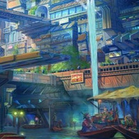 21 Day Challenge - Day 15 - City Marketplace (Sketch) by Joshua Matthews | Composer