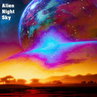 Alien Night Sky by Invisible Gardener