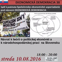 Ekonomická demokracia 38 - 2016-08-10 Späť k podstate ekonomickej demokracie by Slobodný Vysielač