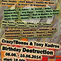 MATHILDA @ CrazyTBones & Tony Kudros Birthday Destruction 10.06.14 by Mathilda