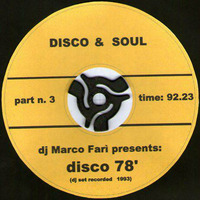  DISCO 78' - PT. 3 - dj Marco Farì - (dj set) by dj Marco Farì