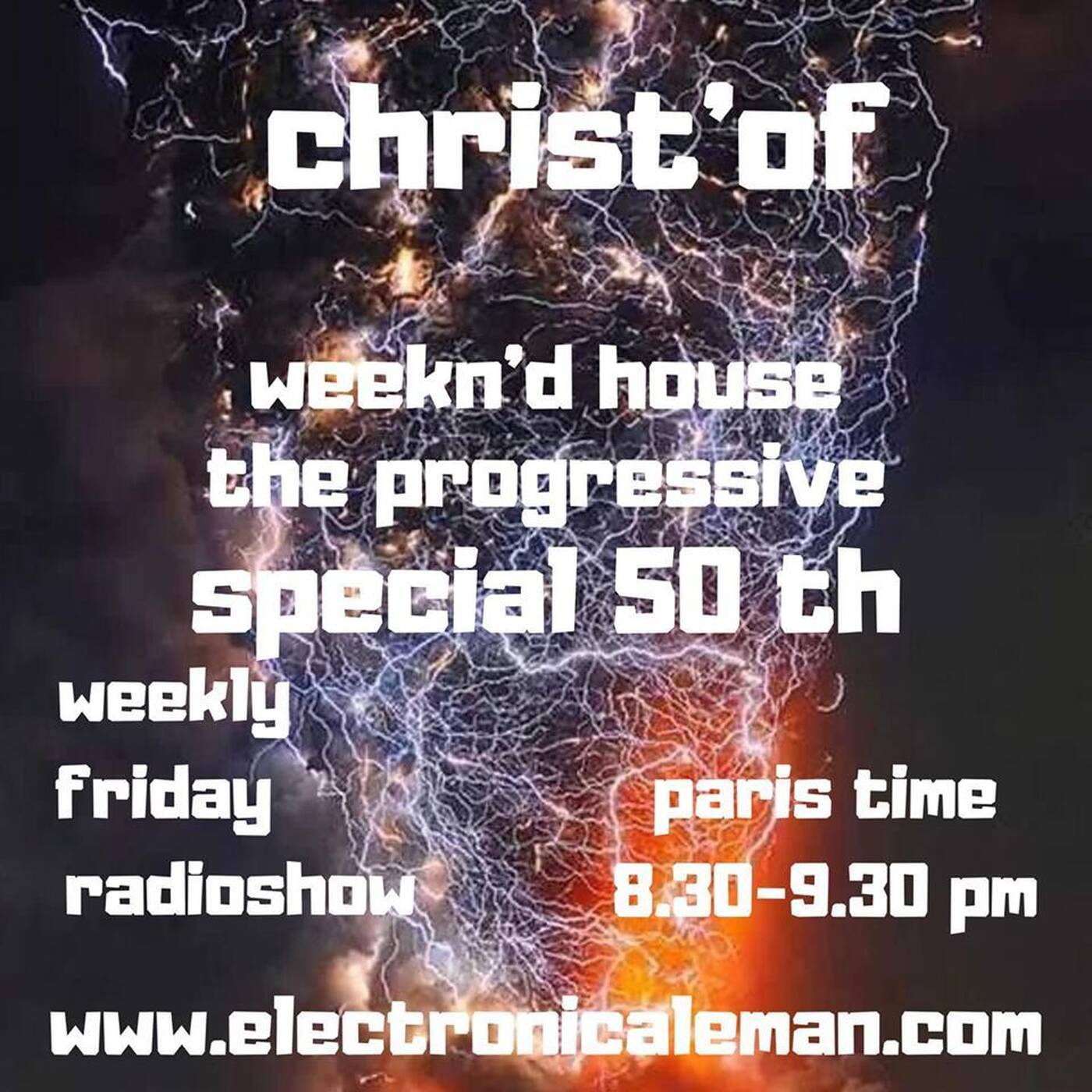 radio show podcast special 50th weekn'd house the progressive exclusive mix episode artwork