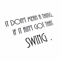 NatNix - Swing ain't dead by Nat Ama