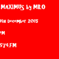 Vinylus Maximus December Show on 674.FM by MR.O by The Artist known as...MR.O