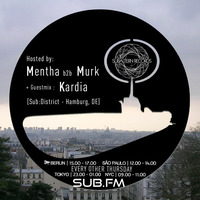 Mentha b2b Murk + Kardia Guestmix - Subaltern Radio 18/01/2018 on SUB.FM by Subaltern Records