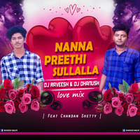 DJ RAVEESH DJ DHANUSH - NANNA PREETHI SULLALLA -LOVE MIX by Dj_Raveesh
