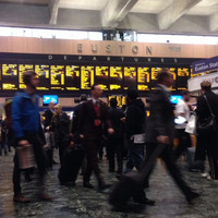 London Euston, Train Station Entrance, Pedestrians, Voices, Footsteps, Crowd, Hall, 100 Hours, MS by SalvadorVari