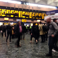 London Euston, Train Station, Pedestrians, Voices, Crowd, Hall, Reverberant, 100 Hours, MS by SalvadorVari