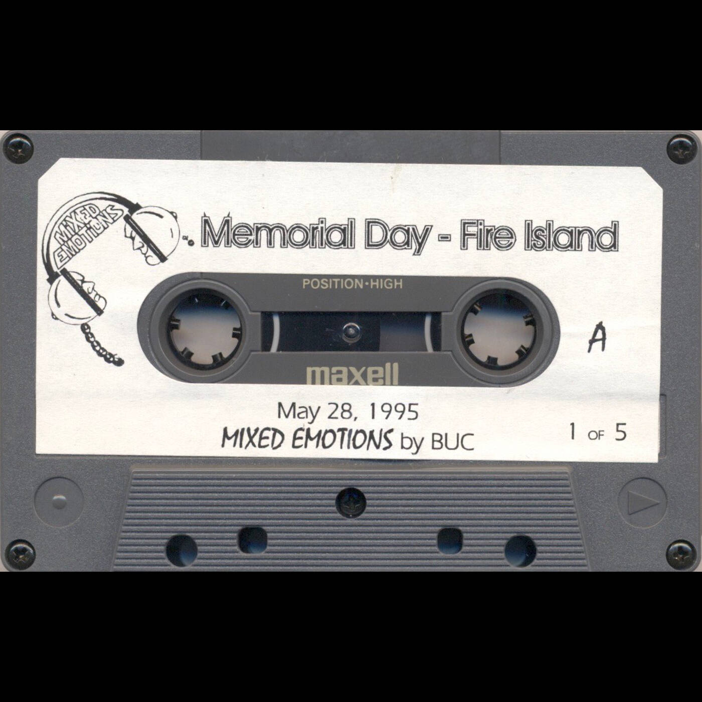 DJ Buc - Memorial Day - Fire Island - 5-28-95 - Tape 1 of 5 (Jim Hopkins Remaster) episode artwork