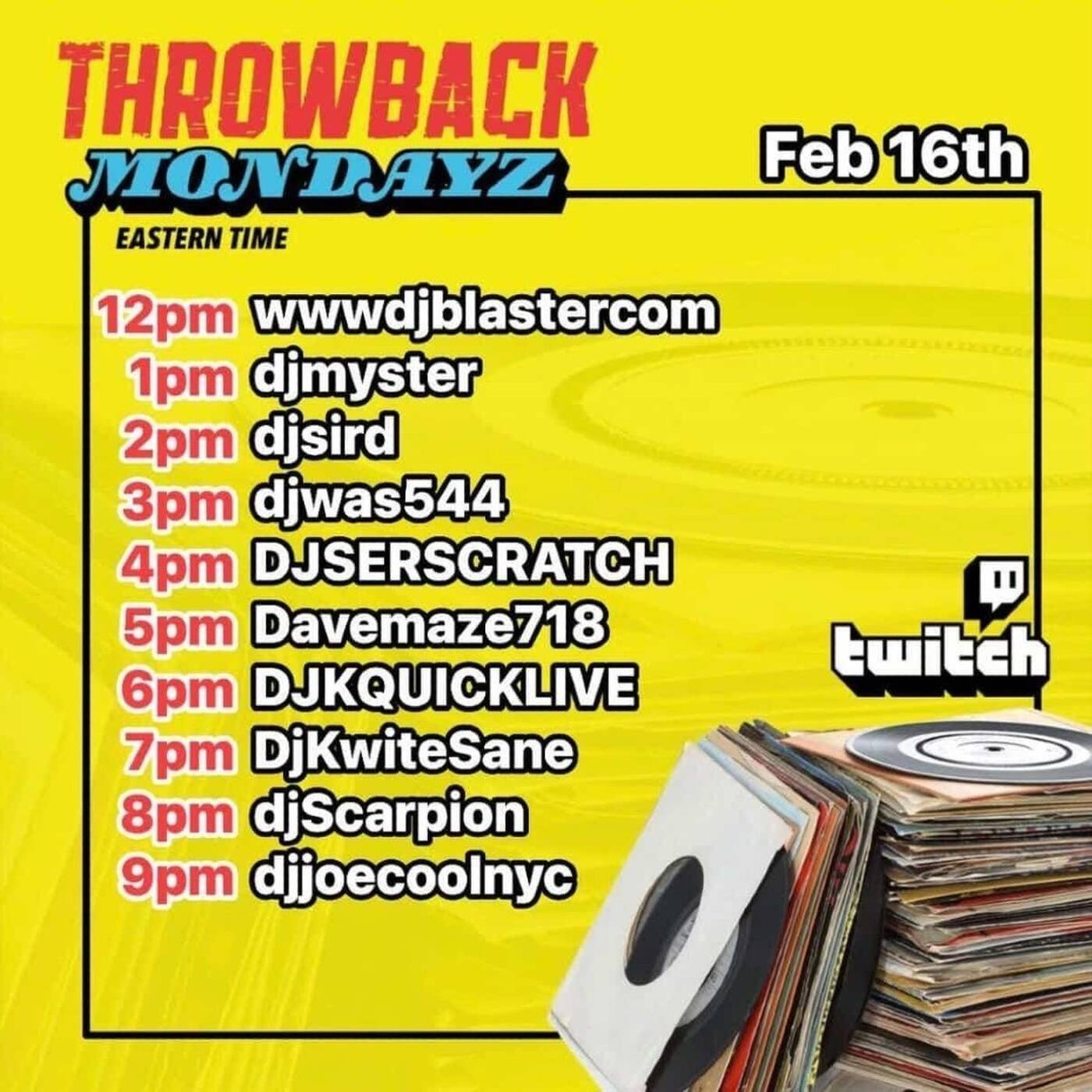 THROWBACK MONDAYZRAIDTRAIN Hosted By @djsird1 6-7PMEST‼️(FEB 16, 2026) episode artwork