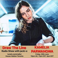 #002 Draw the Line Radio Show 30/04/2018 (guest mix in 2nd hour by Kamelia Parwanowa) by Jacki-E