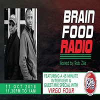 Brain Food Radio hosted by Rob Zile/KissFM/11-10-18/#2 VIRGO FOUR (INTERVIEW AND GUEST MIX) by Rob Zile