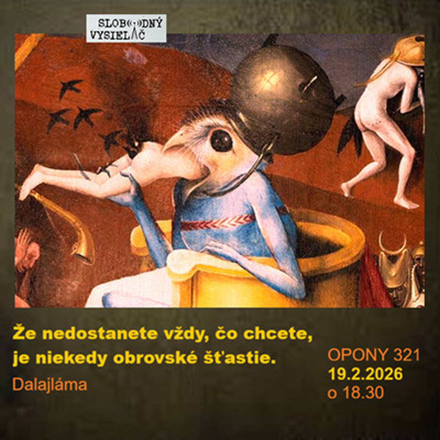 Opony 321 - 2026-02-19 „Morytáty a zvrátenosti západnej civilizácie“ episode artwork