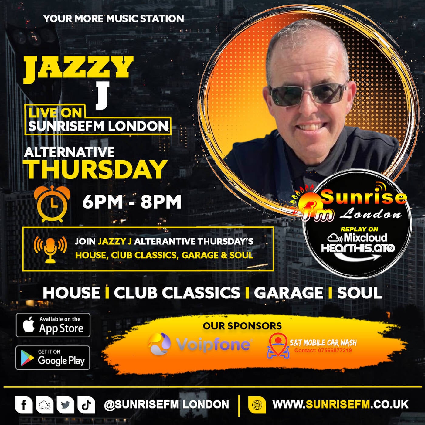 Jazzy J (Mi Casa Su Casa) - Thur 20th Aug 2026