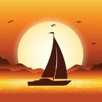 Sunset Sailin' by Adam Tuck