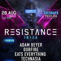 Adam Beyer @ Resistance Ibiza, Week 7 (28.08.2018) by Mitschnittsammelstelle