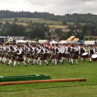 Bridge of Allan Highland Games - Portlethan and District Pipe Band by Soundscapes of Stirling