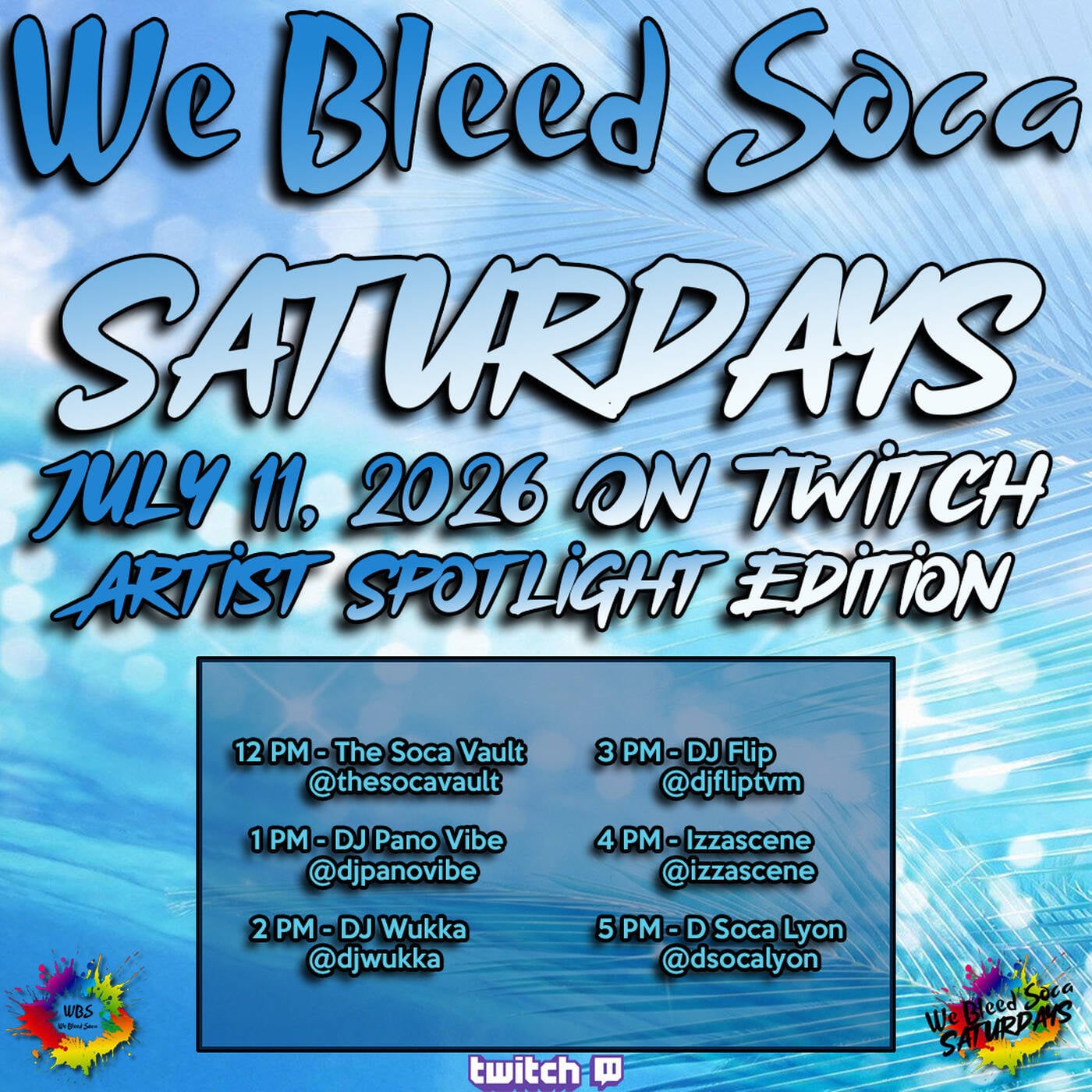 The Soca Vault - We Bleed Soca Saturdays - Artist Spotlight - 5Star Akil episode artwork