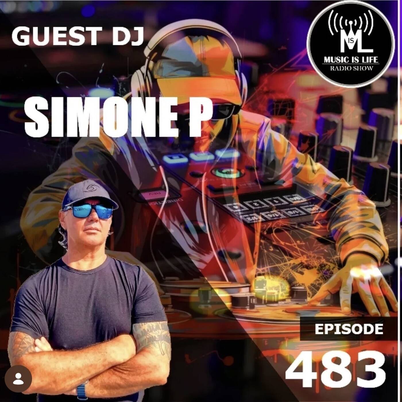 Episode 480_Music is Life_Guest DJ_Simone P_12-2025 episode artwork