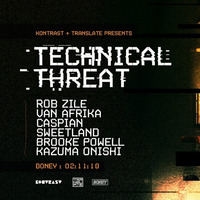 Rob Zile - Live @ Kontrast & Translate Presents Technical Threat - Boney, Melbourne - 02.11.2018 by Rob Zile