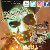The K.O. DRUM AND BASS SHOW #9 - JAN. 2019 - Guest Mix with &quot;NEURO &amp; CONPLX&quot; + Baesse.de Top Ten by Kemp One