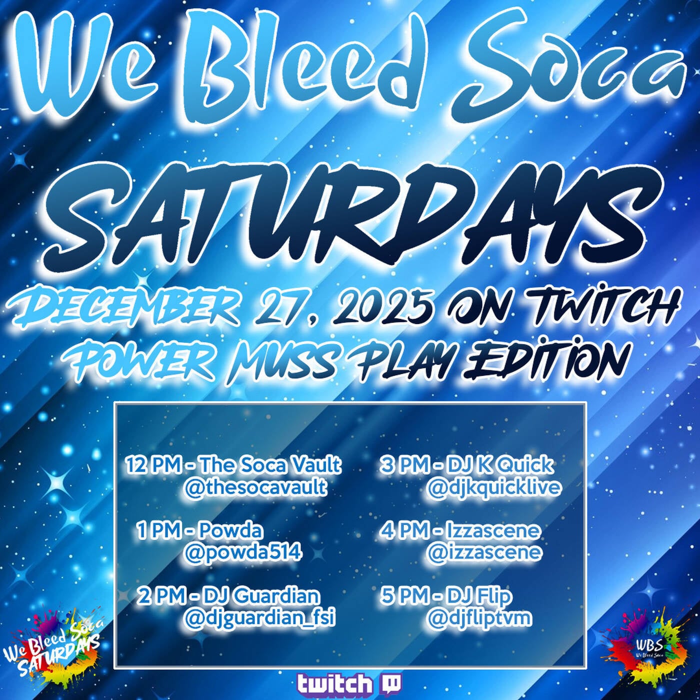 WE BLEEDSOCA SATURDAYSRAIDTRAIN[POWER MUSS PLAY ED] Hosted By @thesocavault 3-4PMEST‼️(DEC 27, 2025) episode artwork