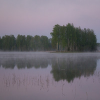 Dawn on the forest lake by Notes on Sound
