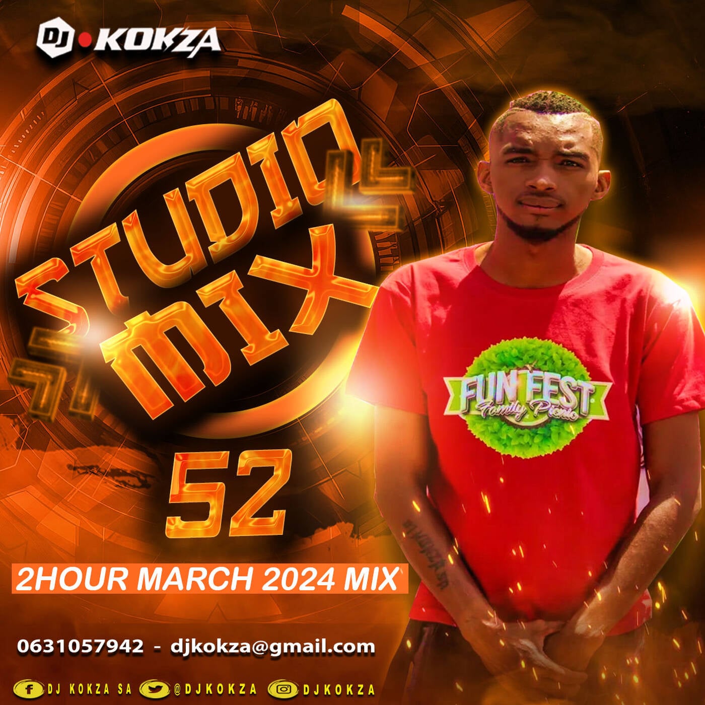 DJ KOKZA SA - (STUDIO MIX 52) - 2Hour March 2024 Mix