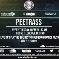 Peetrass - Tflowmass techno saturday evening LIVE at elev8tradio.net 6 1 2019 by PeetRass