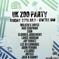 UK Zoo Party (Outdoor Summer Party) - Sunday 27th July @ Ministry of Sound - Mixed by Lance Morgan by House ENT UK