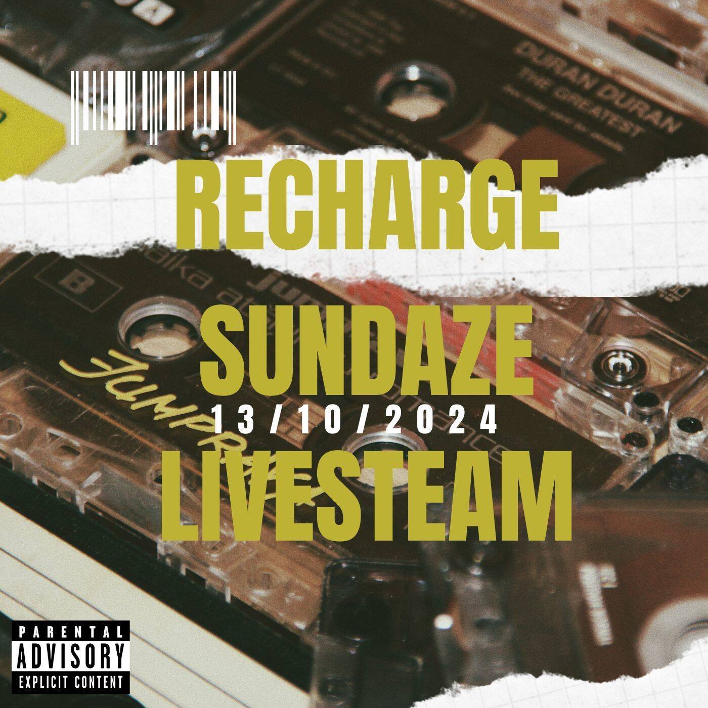 Recharge Sundaze livestream 13/10/2024 episode artwork