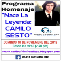 &quot;Nace La Leyenda: Camilo Sesto&quot; - Primera Parte (Domingo 10 De Noviembre Del 2019) by Radio Ultimito Mix