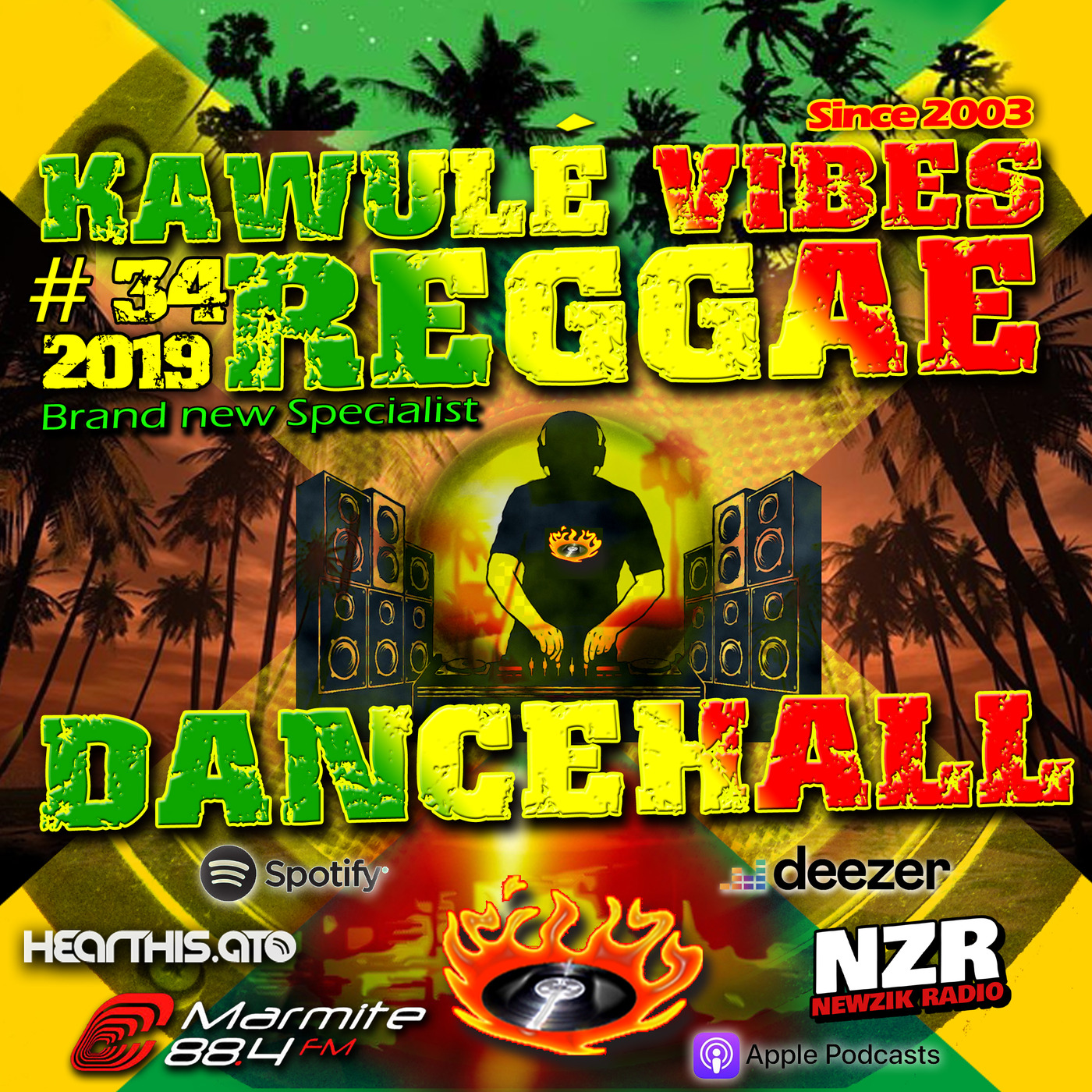 Reggae Dancehall Kawulé  Vibes Show #34 - 2019
