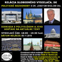 Politické rozhovory 29 - 2019-11-05 Dr. Josef Skála by Slobodný Vysielač